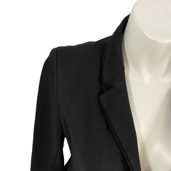 Versona Blazer Womens Size 16 Black Work Office Jacket Basic Minimalist Corpcore - Picture 9 of 16